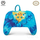 PowerA Enhanced Nintendo Switch kontroller (vezetékes, 3 m USB kábel, 3,5 mm jack, két újrakiosztható gomb, Tie Dye Pika