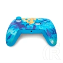 PowerA Enhanced Nintendo Switch kontroller (vezetékes, 3 m USB kábel, 3,5 mm jack, két újrakiosztható gomb, Tie Dye Pika