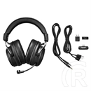 PowerColor Alphyn AH10 vezeték nélküli fejhallgató sztereo (2,4 GHz vevő, mikrofon, DTS, virtuális 7.1, 3,5 mm jack, 50