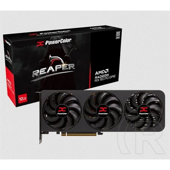 PowerColor Reaper Radeon RX 9070 GRE VGA (PCIe 5.0, 12 GB GDDR6, 192 bit, 3xDP+HDMI)