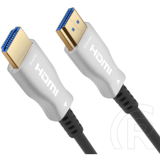 Premiumcord HDMI - HDMI active optical kábel (15 m, hdmi 2.0b)