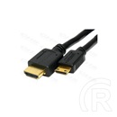ROLINE HDMI - mini HDMI összekötő kábel (HDMI dugó / mini HDMI dugó, 2 m, HDMI 1.4)