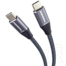 ROLINE PremiumCord kábel USB 3.2 Gen 2x2 USB-C - USB-C (3 m, 20 Gbit/s, 100 W, 5 A, M/M, szürke)