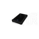 RaidSonic IB-233U3-B ICY BOX külső ház szilikon kerettel (2,5", SATA, USB 3.0, fekete)