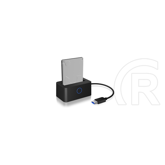 RaidSonic IB-2501U3 ICY BOX DockingStation dokkoló (2,5", SATA, USB 3.0, fekete)
