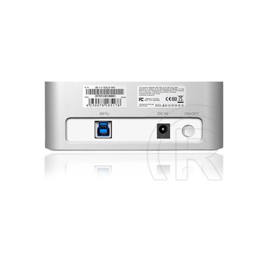 RaidSonic ICY BOX DockingStation (2,5"/3,5", SATA, USB 3.0, fehér)