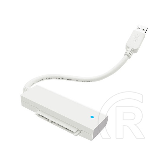 RaidSonic ICY BOX SATA - USB 3.0 adapter védődobozzal (2,5", fehér)