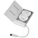 RaidSonic ICY BOX SATA - USB 3.0 adapter védődobozzal (2,5", fehér)