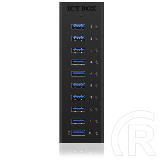 RaidSonic ICY BOX USB 3.0 HUB (10 portos, aktív)