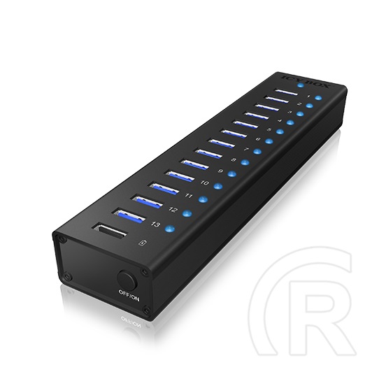 RaidSonic ICY BOX USB 3.0 HUB (13 portos, aktív)