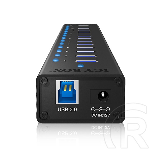 RaidSonic ICY BOX USB 3.0 HUB (13 portos, aktív)