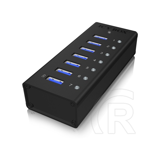 RaidSonic ICY BOX USB 3.0 HUB (7 portos, aktív)
