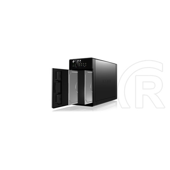 RaidSonic ICY BOX alumínium RAID külső ház (2x3,5", SATA, USB 3.0/eSATA, fekete)