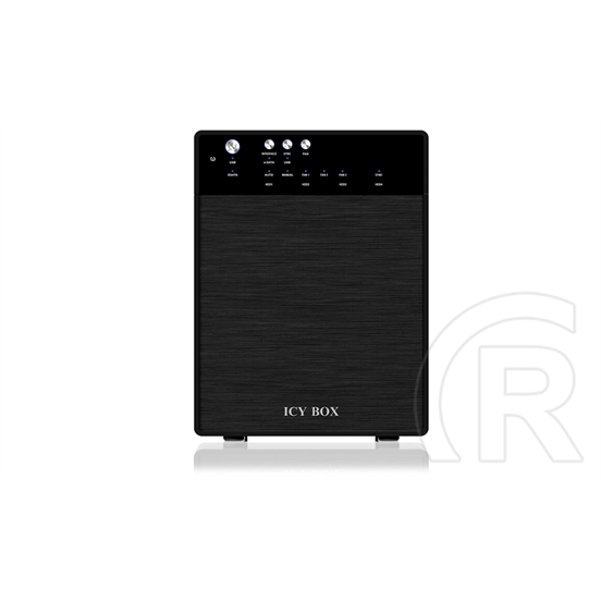RaidSonic ICY BOX külső ház (4x3,5", SATA, USB 3.0/eSATA, fekete)