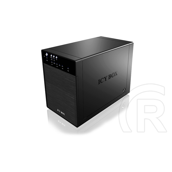 RaidSonic ICY BOX külső ház (4x3,5", SATA, USB 3.0/eSATA, fekete)