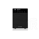 RaidSonic ICY BOX külső ház (4x3,5", SATA, USB 3.0/eSATA, fekete)