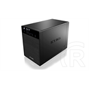 RaidSonic ICY BOX külső ház (4x3,5", SATA, USB 3.0/eSATA, fekete)