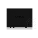 RaidSonic ICY BOX külső ház (4x3,5", SATA, USB 3.0/eSATA, fekete)