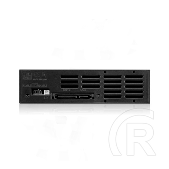 RaidSonic ICY BOX mobil rack (3,5", SATA, tálca nélküli, fekete)