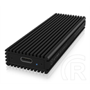 Raidsonic ICY BOX IB-1816M-C31 SSD külső ház (M.2 2242/2260/2280, NVMe, USB 3.1 Type-C , fekete)