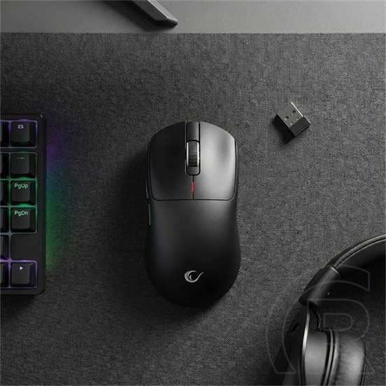 Rampage CLAX gamer egér (Bluetooth/USB/2,4 GHz, 7 gomb, 24 000 DPI, fekete)