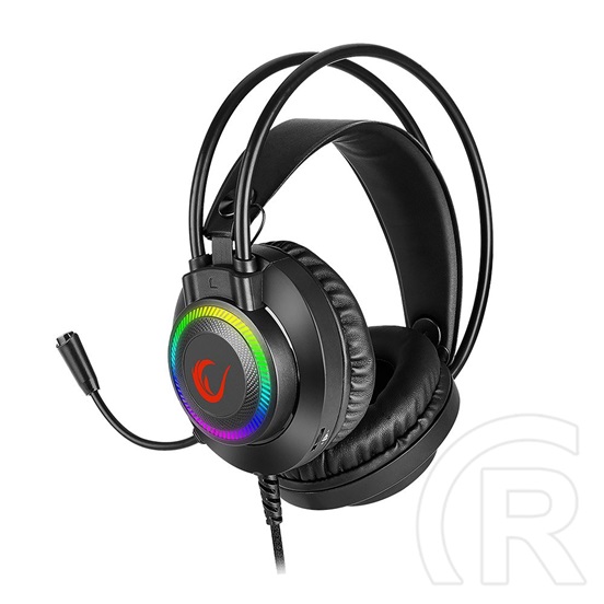 Rampage RM-K27 X-JAMMER mikrofonos fejhallgató (fekete)
