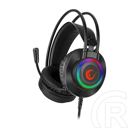 Rampage RM-K27 X-JAMMER mikrofonos fejhallgató (fekete)