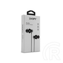 Rampage SNJ19 mikrofonos fülhallgató (szürke)