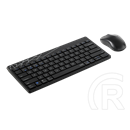 Rapoo 8000M vezeték nélküli billentyűzet és egér (HU, USB/Bluetooth, fekete)