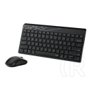 Rapoo 8000M vezeték nélküli billentyűzet és egér (HU, USB/Bluetooth, fekete)