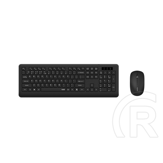 Rapoo 8310M Multi-mode vezeték nélküli billentyűzet és egér (HU, fekete)