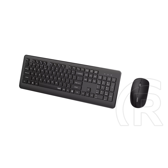Rapoo 8310M Multi-mode vezeték nélküli billentyűzet és egér (HU, fekete)