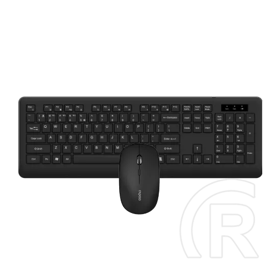 Rapoo 8310M Multi-mode vezeték nélküli billentyűzet és egér (HU, fekete)
