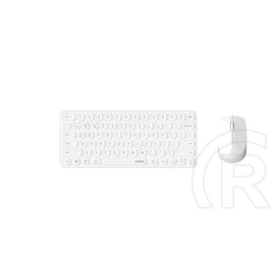 Rapoo 9010M Multi-mode vezeték nélküli Ultra-slim Desktop Combo (HU, fehér)