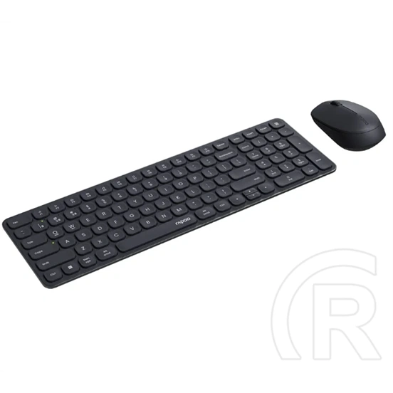 Rapoo 9310M Compact bluetooth billentyűzet + egér (HU, fekete)