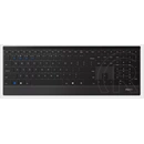Rapoo E9500M Multi-mode vezeték nélküli Ultra-slim billentyűzet (HU, fekete)