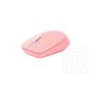 Rapoo M100 Silent cordless optikai egér (USB/Bluetooth, rózsaszín)