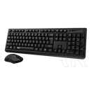 Rapoo X1700 vezeték nélküli billentyűzet + egér (HU, fekete)
