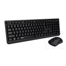Rapoo X1700 vezeték nélküli billentyűzet + egér (HU, fekete)