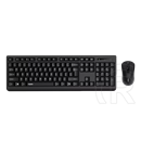 Rapoo X1700 vezeték nélküli billentyűzet + egér (HU, fekete)