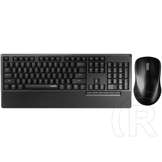 Rapoo X1960 cordless billentyűzet és egér (HU, USB, fekete)