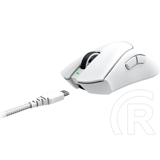 Razer DeathAdder V3 Pro cordless optikai egér (USB, fehér)