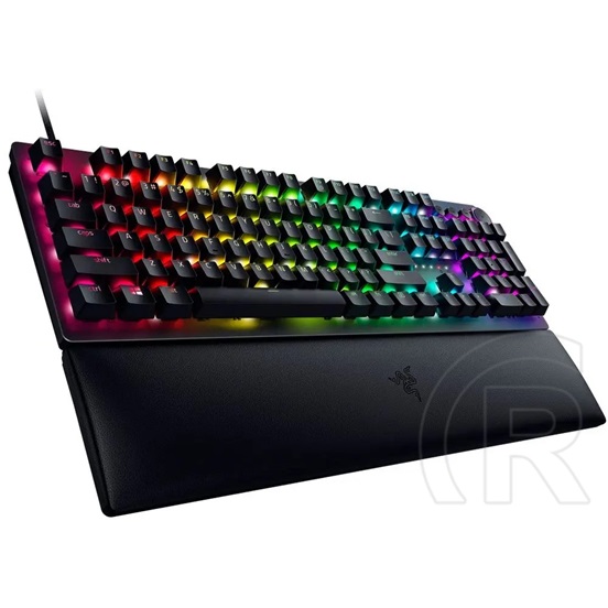 Razer Huntsman V2 Purple Switch mechanikus billentyűzet (US, USB, fekete)