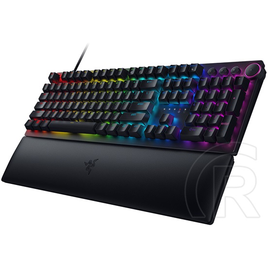 Razer Huntsman V2 Red Switch mechanikus billentyűzet (US, USB, fekete)