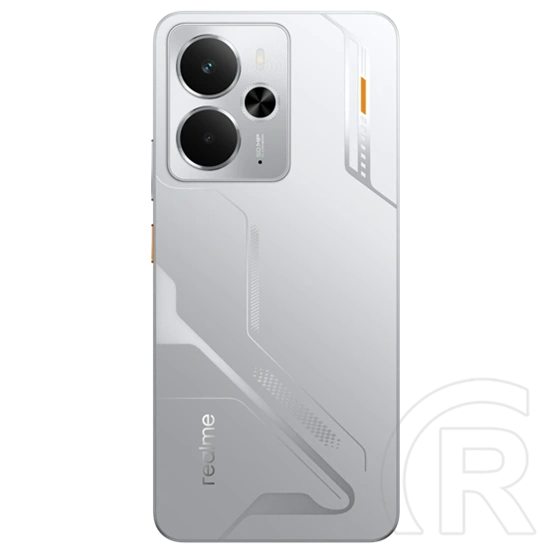 Realme 14 5G mobiltelefon (256 GB, 8 GB RAM, 6,67" AMOLED, 120Hz, 6000 mAh, 45W gyorstöltés, Dual SIM, IP68, ezüst)