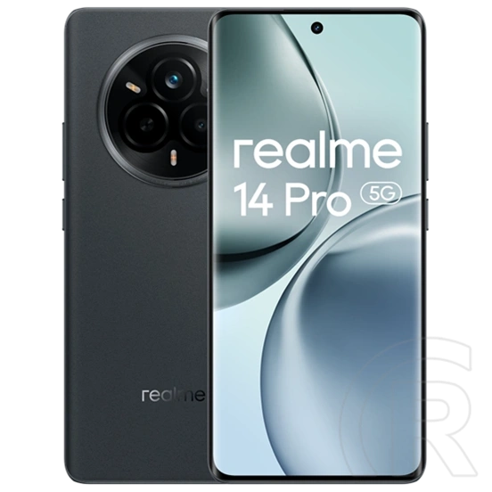 Realme 14 Pro 5G mobiltelefon (256 GB, 8 GB RAM, 6,77" OLED, 120 Hz, 6000 mAh, 45 W, Dual SIM, szürke)