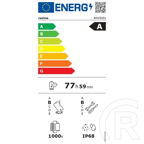 Realme 14 Pro+ 5G mobiltelefon (6,83" OLED, 1,5K, 120Hz, 512 GB, 12 GB RAM, dualsim, 6000 mAh, 80W, fehér)