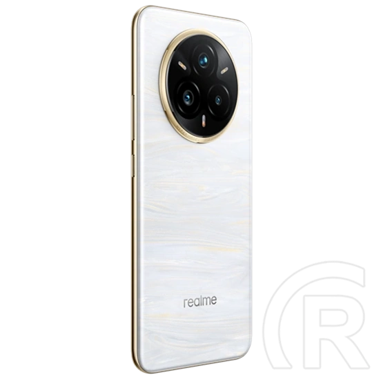 Realme 14 Pro+ 5G mobiltelefon (6,83" OLED, 1,5K, 120Hz, 512 GB, 12 GB RAM, dualsim, 6000 mAh, 80W, fehér)