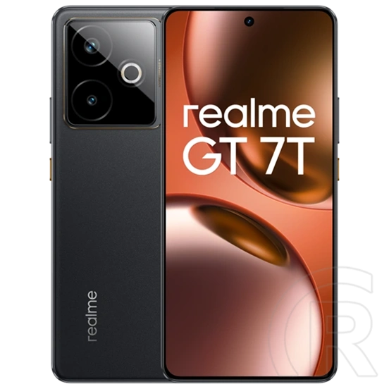 Realme GT7T mobiltelefon (256 GB, 12 GB RAM, 6,8" LTPO AMOLED, 1280x2800, 120Hz, 7000 mAh, 120W gyorstöltés, duál SIM, 5