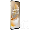 Realme Note 70T mobiltelefon (128 GB, 4 GB RAM, 6,74", 6000 mAh, dualsim, arany)